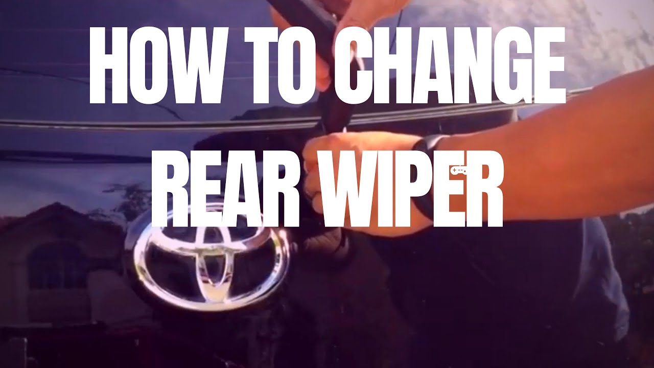 How to Change the Rear Wiper - Toyota Wigo, Citroen C1, Perodua Axia, Peugeot 107, Ayla, Agya, Aygo