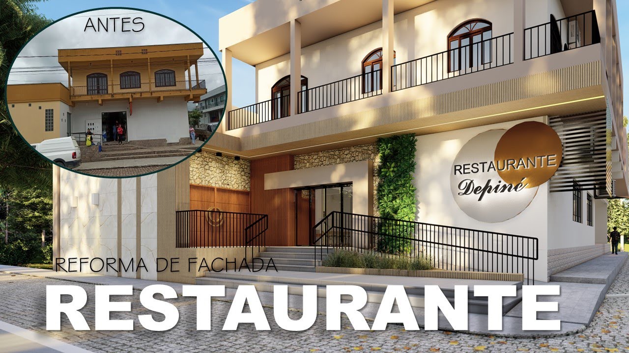 PROJETO RESTAURANTE | reforma de fachada do Restaurante Depiné