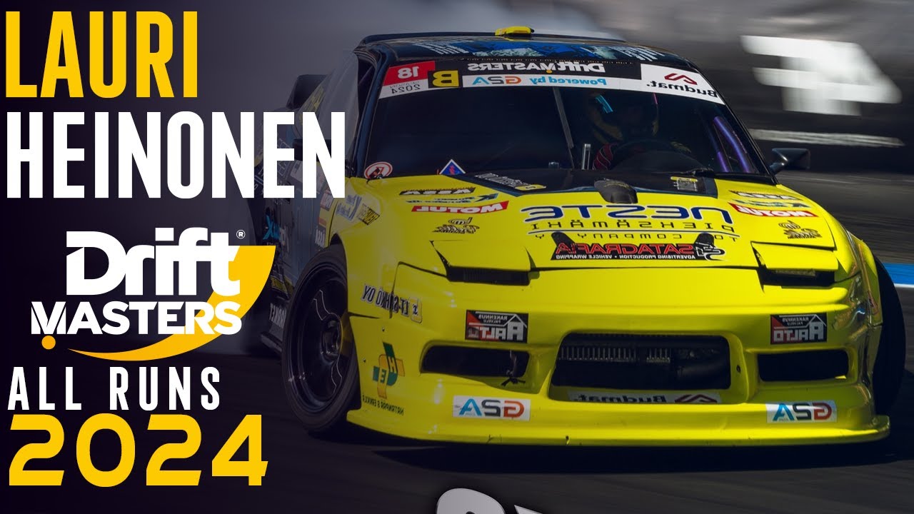Lauri Heinonen 2024 Drift Masters Champion • All Runs