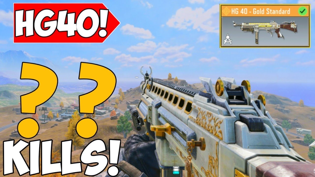 THE LEGENDARY HG40 GOLD STANDARD IS BACK IN ACTION! IN CALL OF DUTY MOBILE BATTLE ROYALE! SEASON 13
