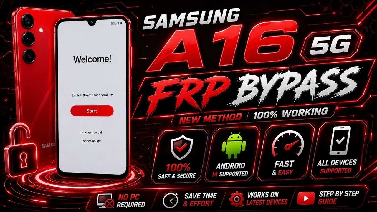 Samsung A16 5G Google Account Bypass Without Pc | Samsung A16 Frp Bypass Talkback Not Working