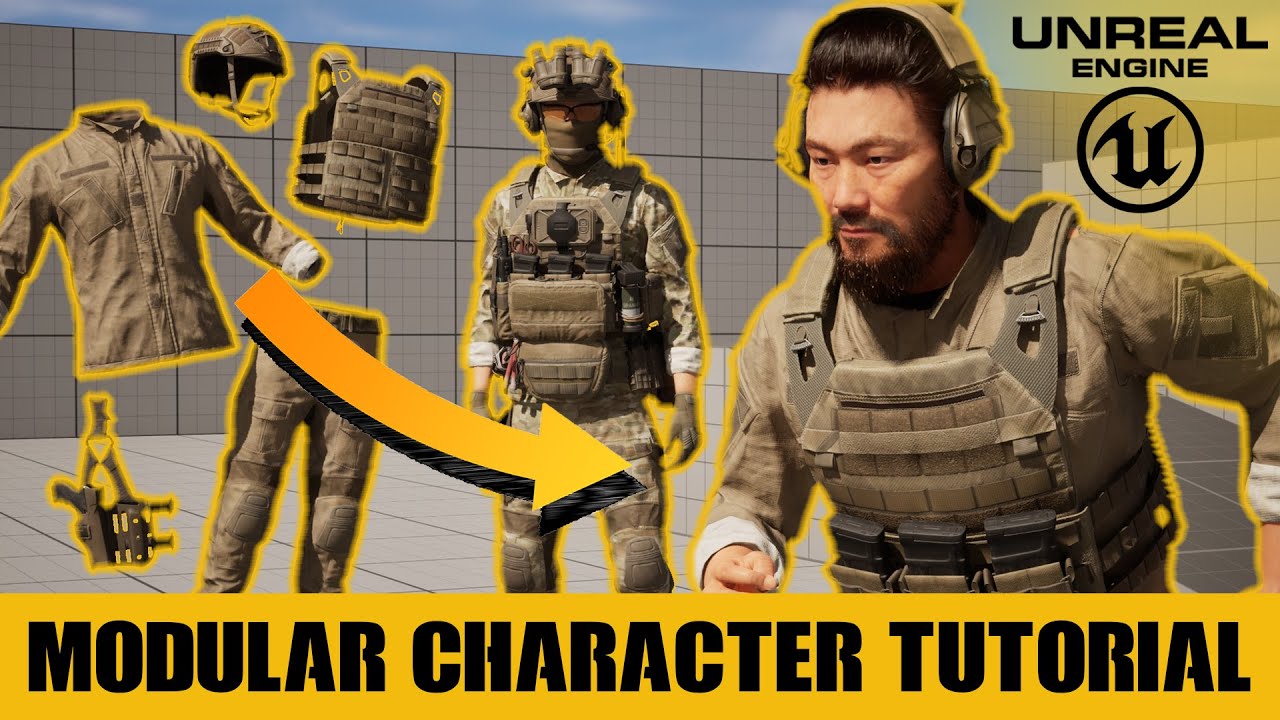 How to use Modular Character in UE5