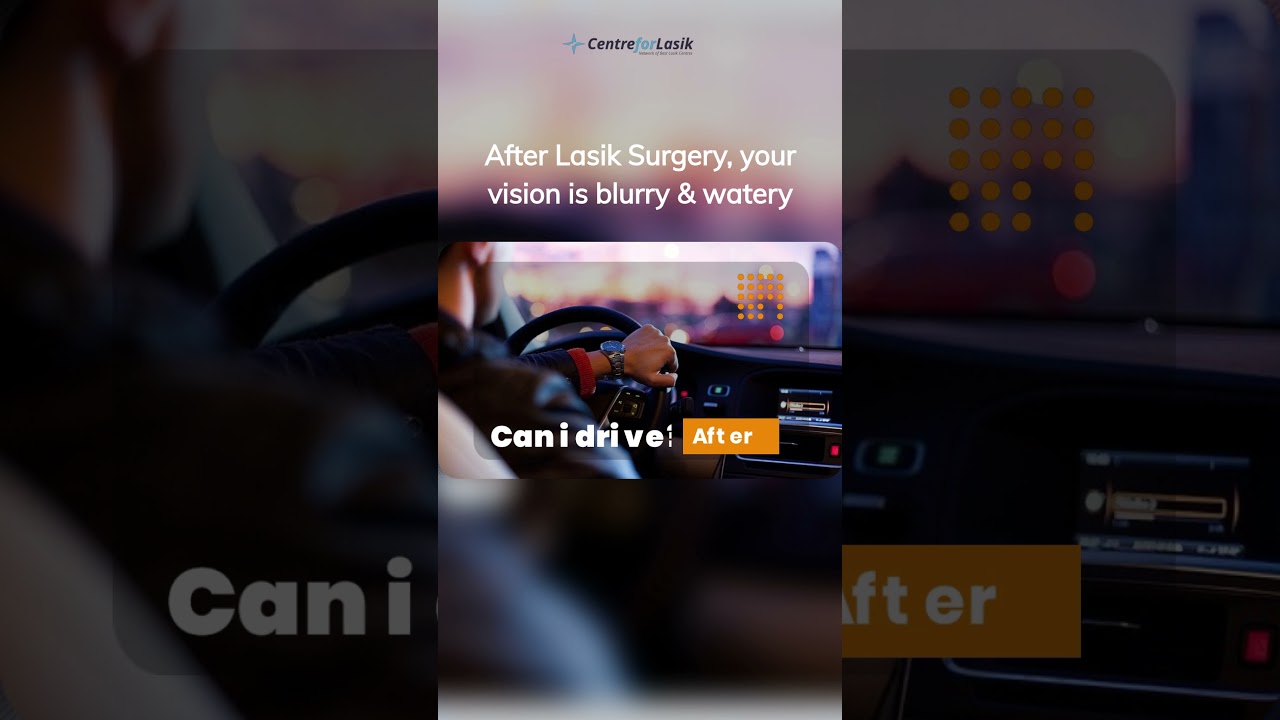 Can i do a driving after Lasik?  Call +91-9667770453 | Visit www.laser.fyi #lasik #contoura #shorts