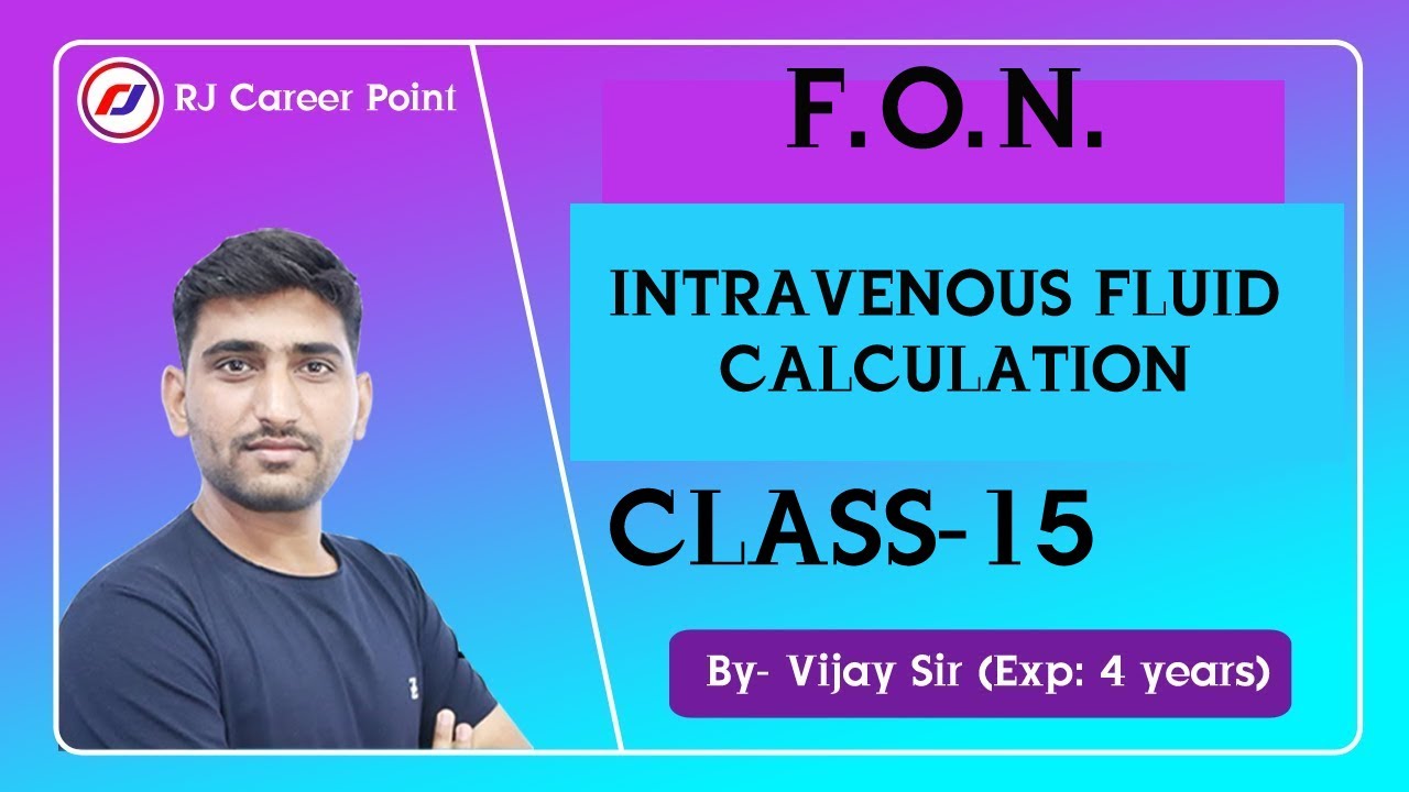 intravenous fluid calculation