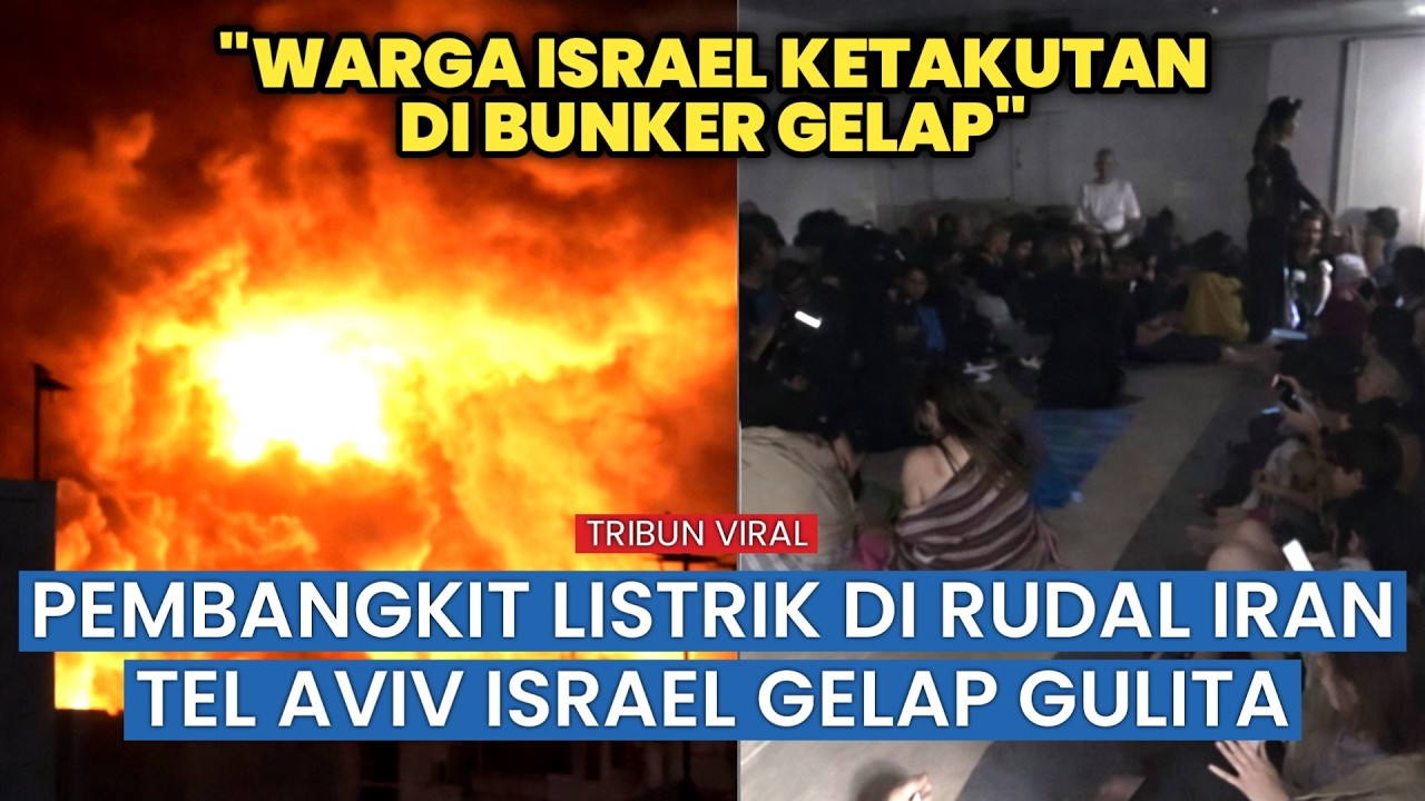 Tel Aviv Gelap Gulita Usai Rudal Iran Hantam Pembangkit Listrik, Warga Ketakutan!