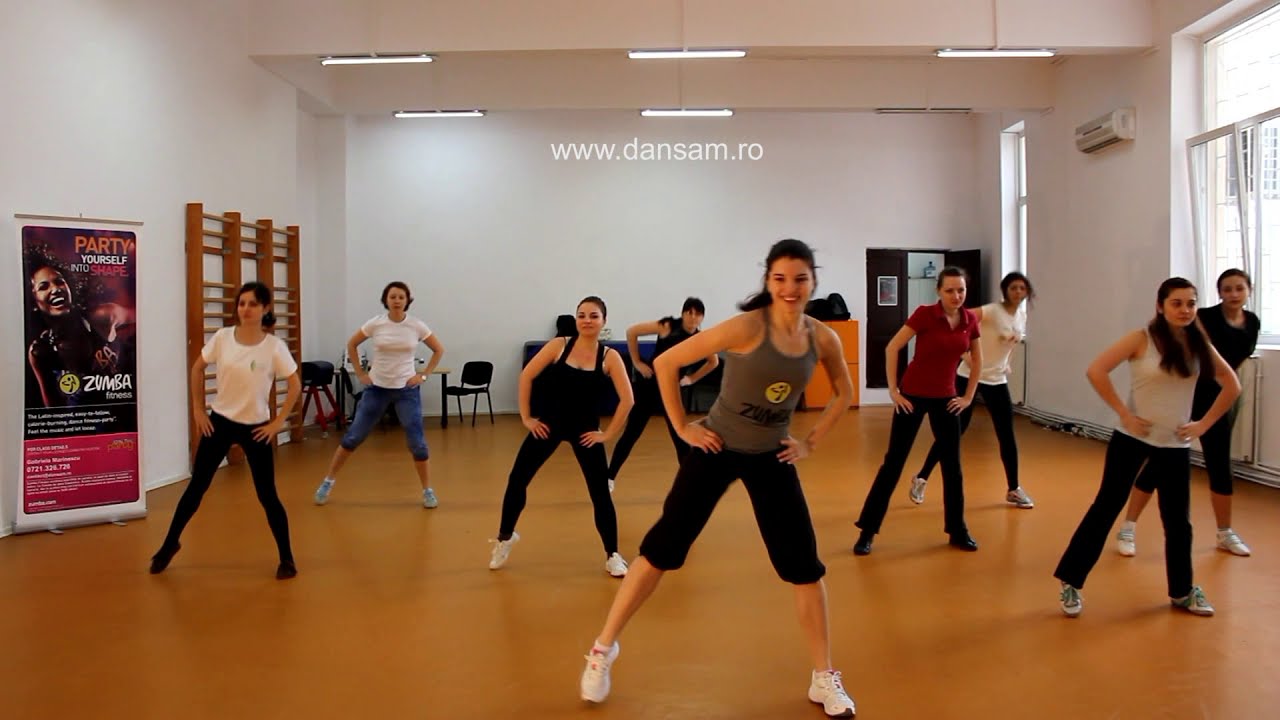 Coregrafie 1 ZUMBA FITNESS! Cursuri ONLINE www.dansam.ro
