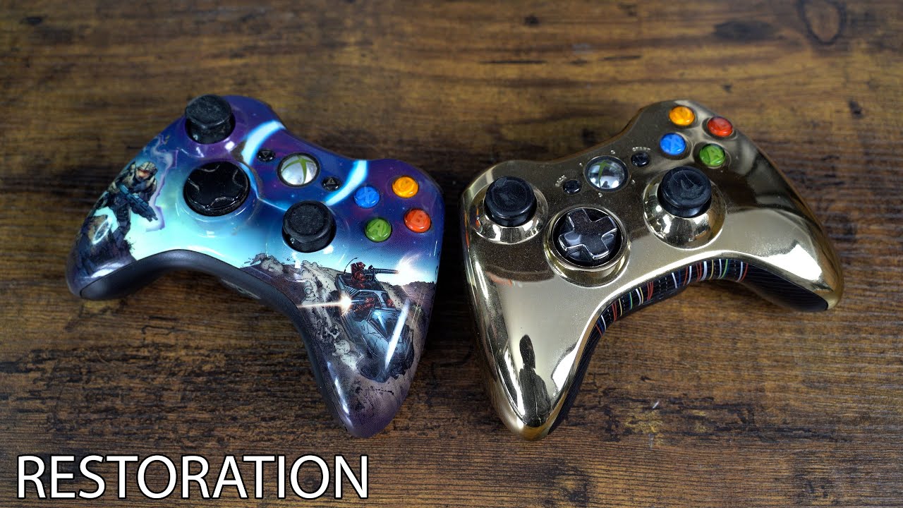 Limited Edition Halo 3 and Star Wars Xbox 360 Controller - Restoration