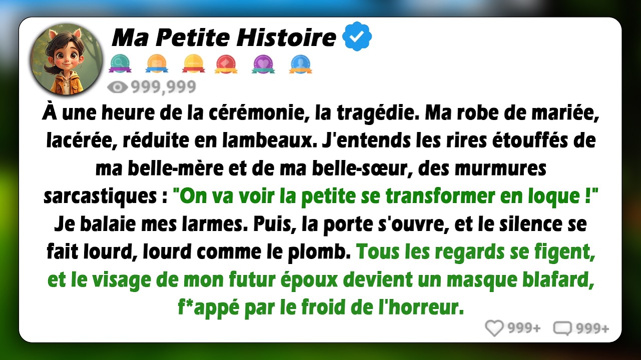 Quelques heures avant la cérémonie de mariage, ma belle-mère et ma belle-sœur ont mis en pièces ma..