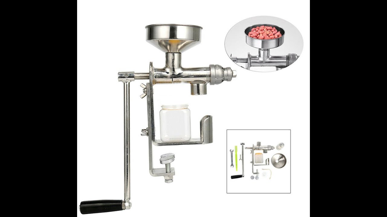 How to Use Manual oil press machine