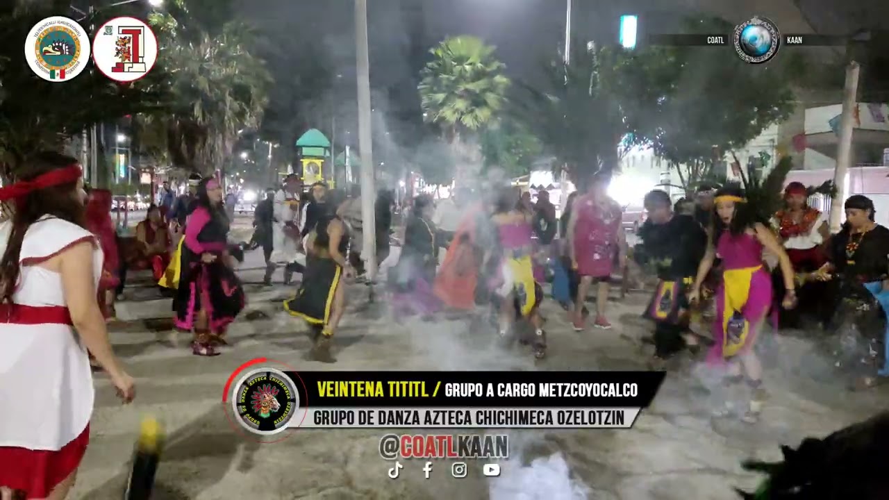 VEINTENA TITITL, TELPOCHCALLI ILHUICATOHTLI, GRUPO A CARGO METZCOYOACALCO