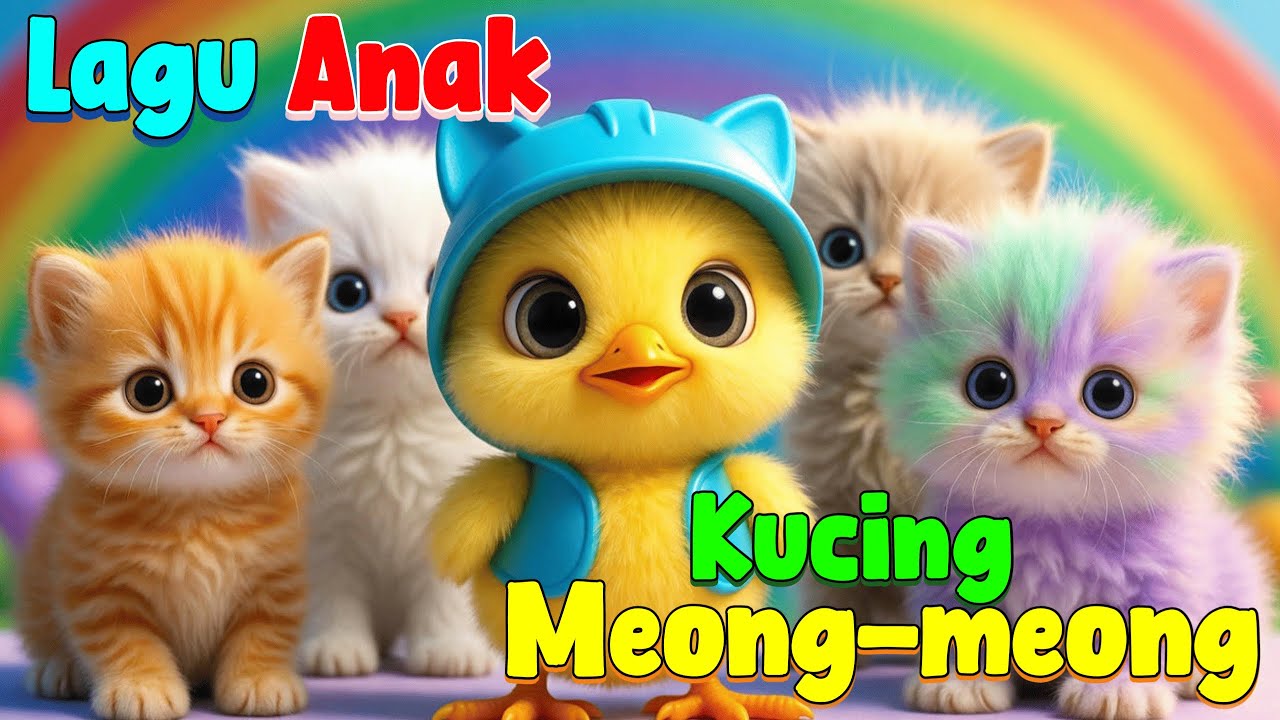 LAGU ANAK CERIA,KUCING MEONG-MEONG,SUARA BINATANG,KALAU KAU SUKA HATI, @Pipopo-j9h ​