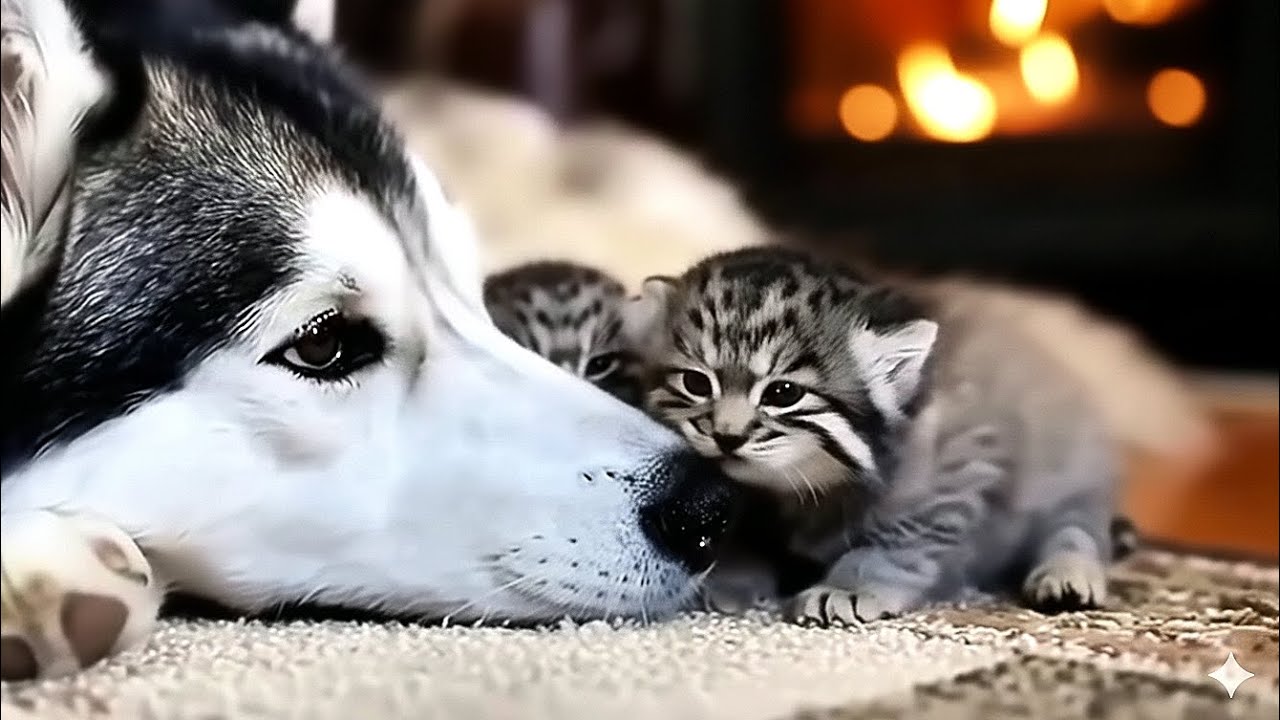 ❄️ Чудо в заснеженном лесу: Хаски спас маленькую жизнь🐾❤️
