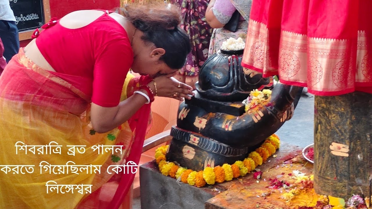 শিবরাত্রি ব্রত করতে গিয়েছিলাম কোটি লিঙ্গেশ্বর🙏 যা কিছুই করো না কেন রান্না তোমাকে করতেই হবে 🌹🥰