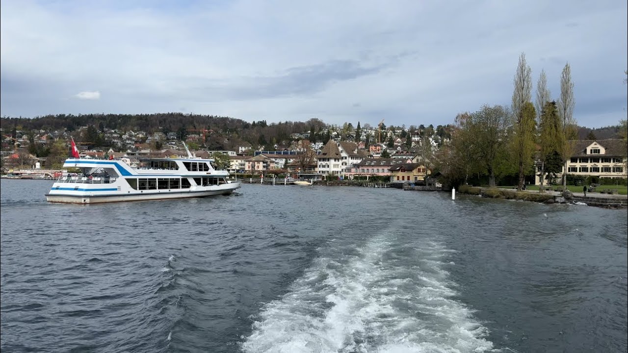 Meine Zürichsee-Schifffahrt: Bürkliplatz-Thalwil-Bürkliplatz (04.04.2024)