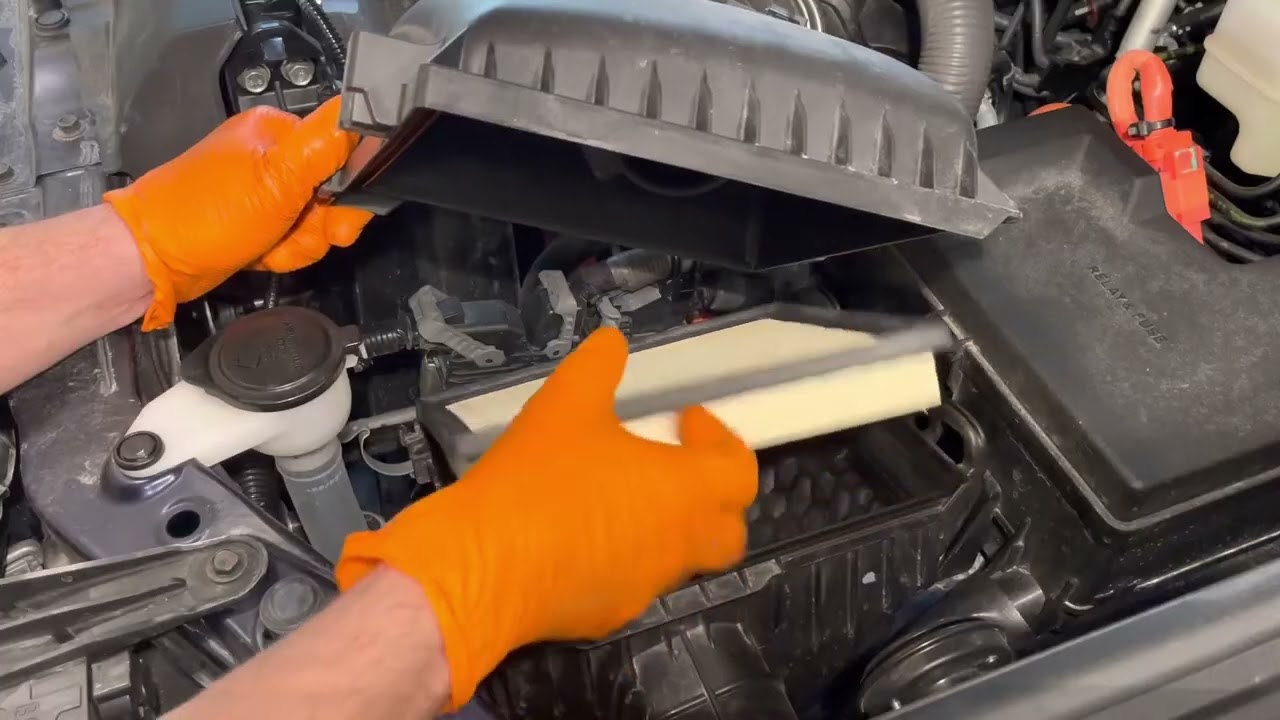 2022-2024 Toyota Tundra Engine Air Filters Replacement Instructions