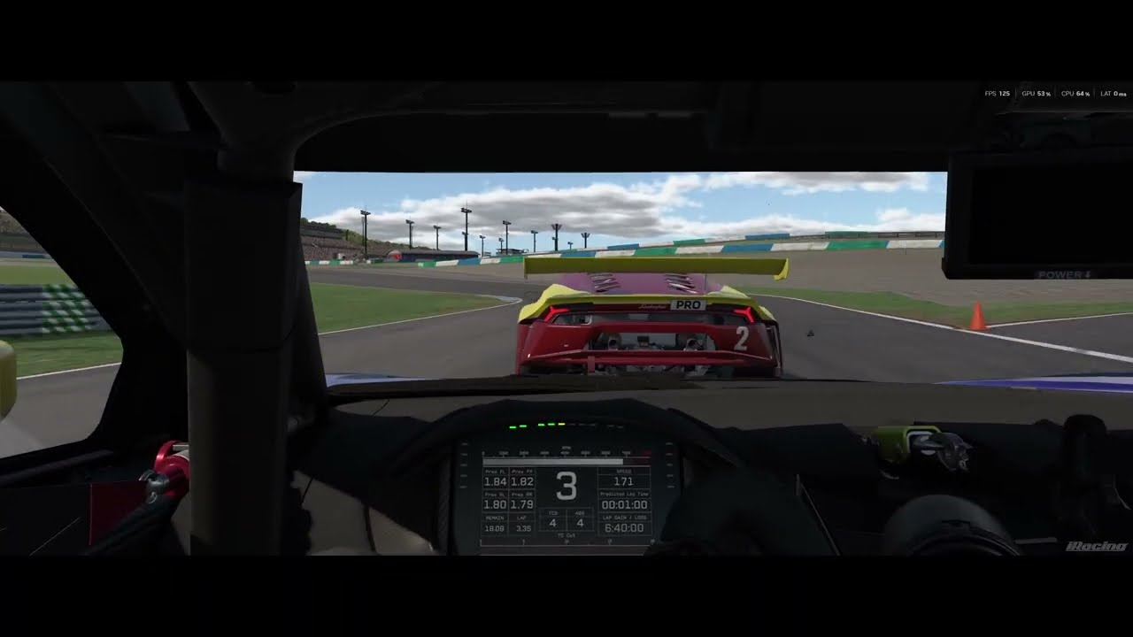 iRacing GT3 Motegi battle for silver