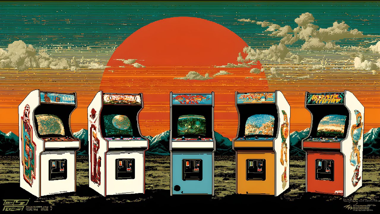 Night Drive 1985 | Retrowave Synthwave Arcade Dreams
