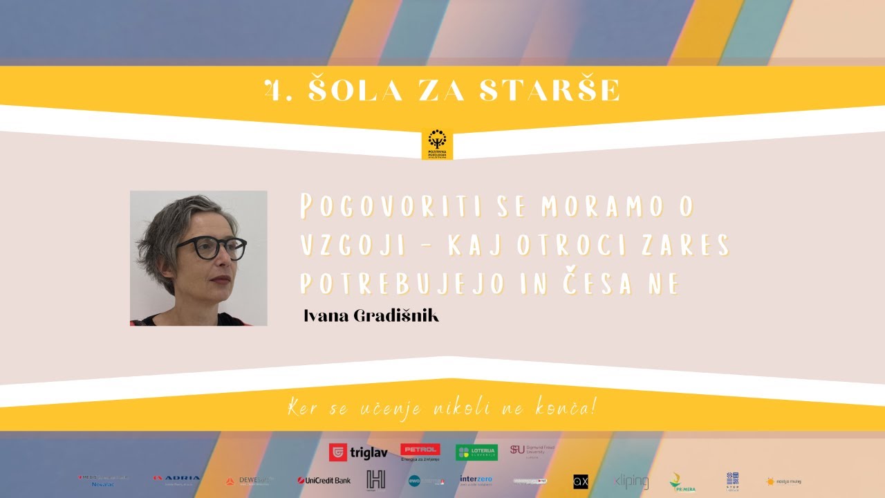 Ivana Gradišnik: Pogovoriti se moramo o vzgoji - kaj otroci zares potrebujejo in česa ne