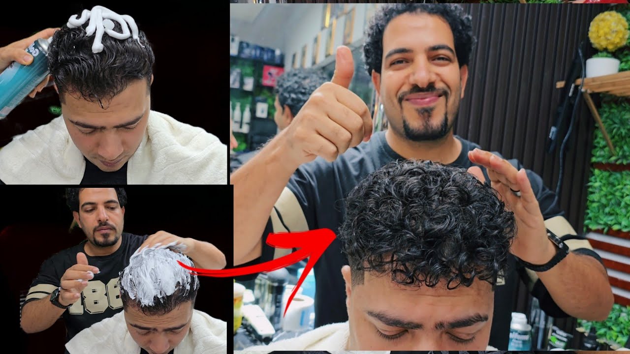 حلقة ٧٧ من سلسلة تعليم الحلاقة 💇‍♂️  تعلم طريقة عمل  الشعر ويفي  للمبتدئين ‼️