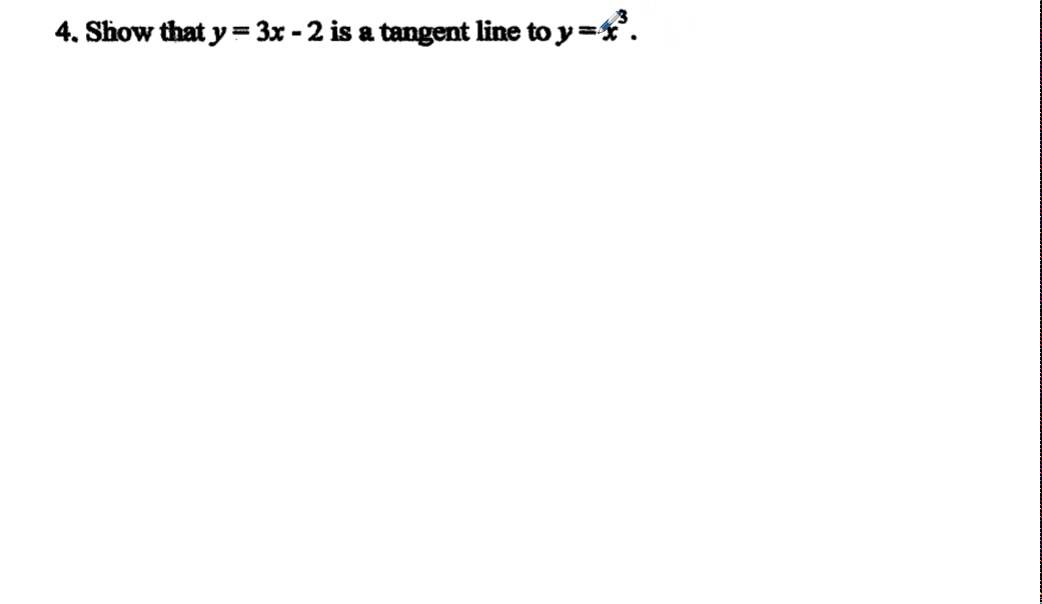 Normal and Tangent Line Problems Homework Help