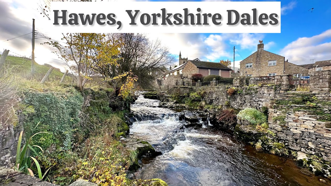 Magical Hawes, Yorkshire Dales in Fall | 4K Walking Tour