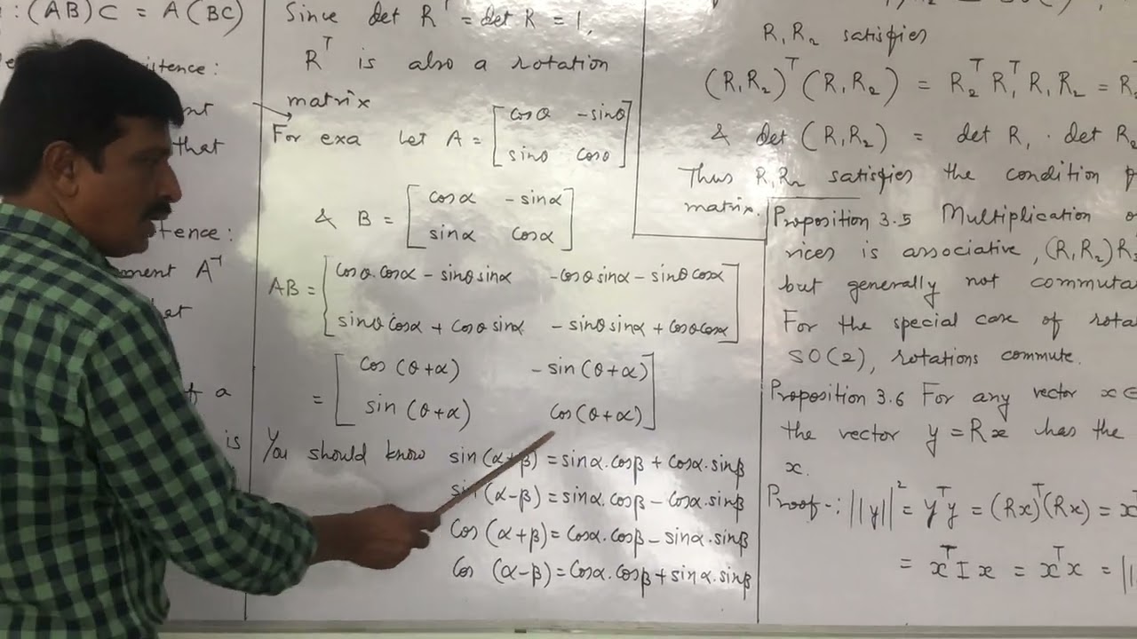 Properties of rotation matrices in modern robotics Part 2