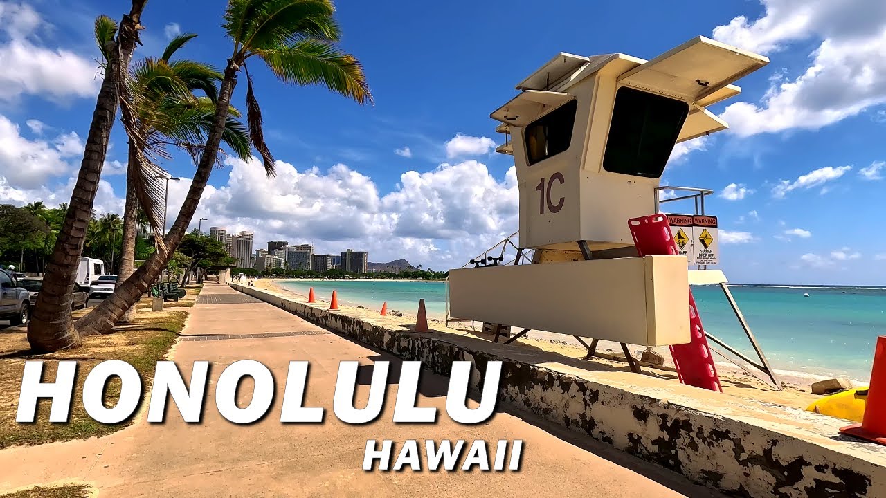 Honolulu Hawaii • Bike Ride • 🇺🇸
