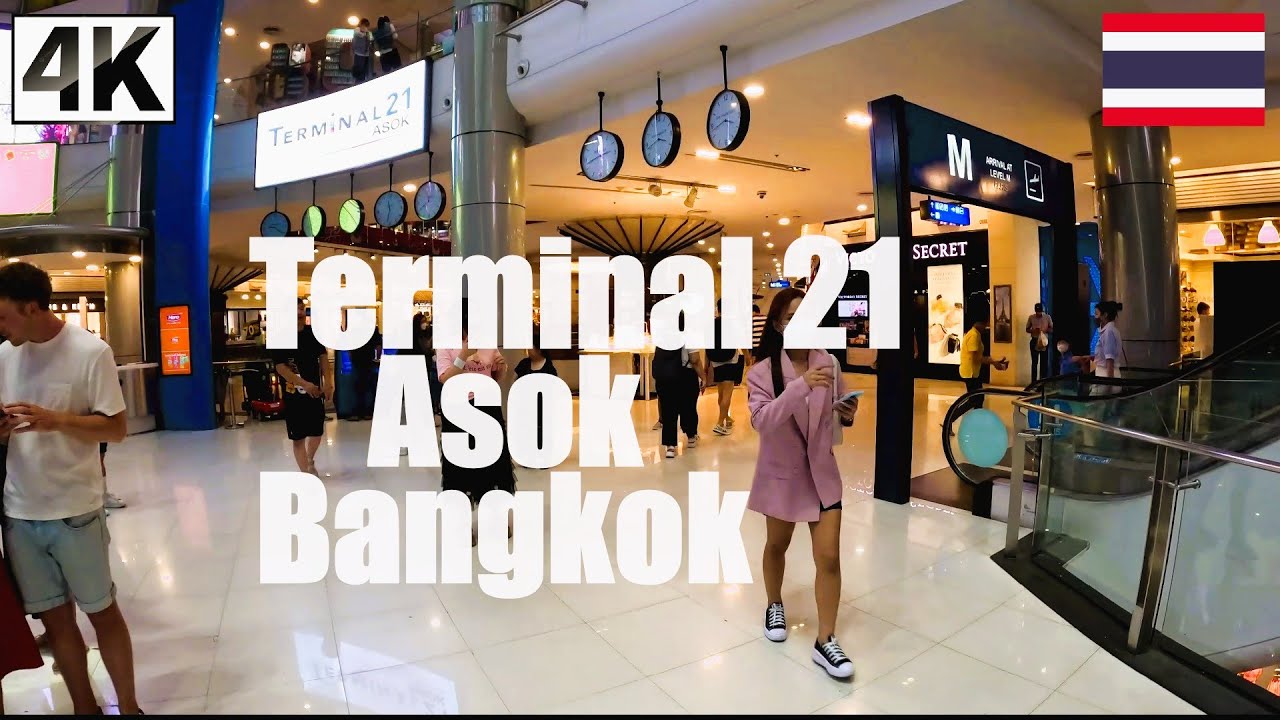 🛍️4K 🇹🇭 Terminal 21 Asok, Bangkok | Thai Mall Walking Tour | Krung Thep, Thailand เทอร์มินอล 21 อโศก