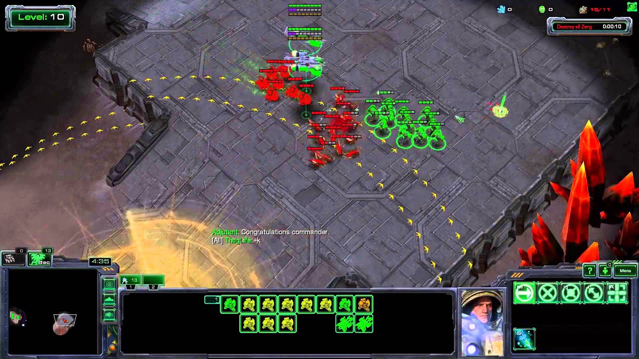 Starcraft 2 - Marine Control