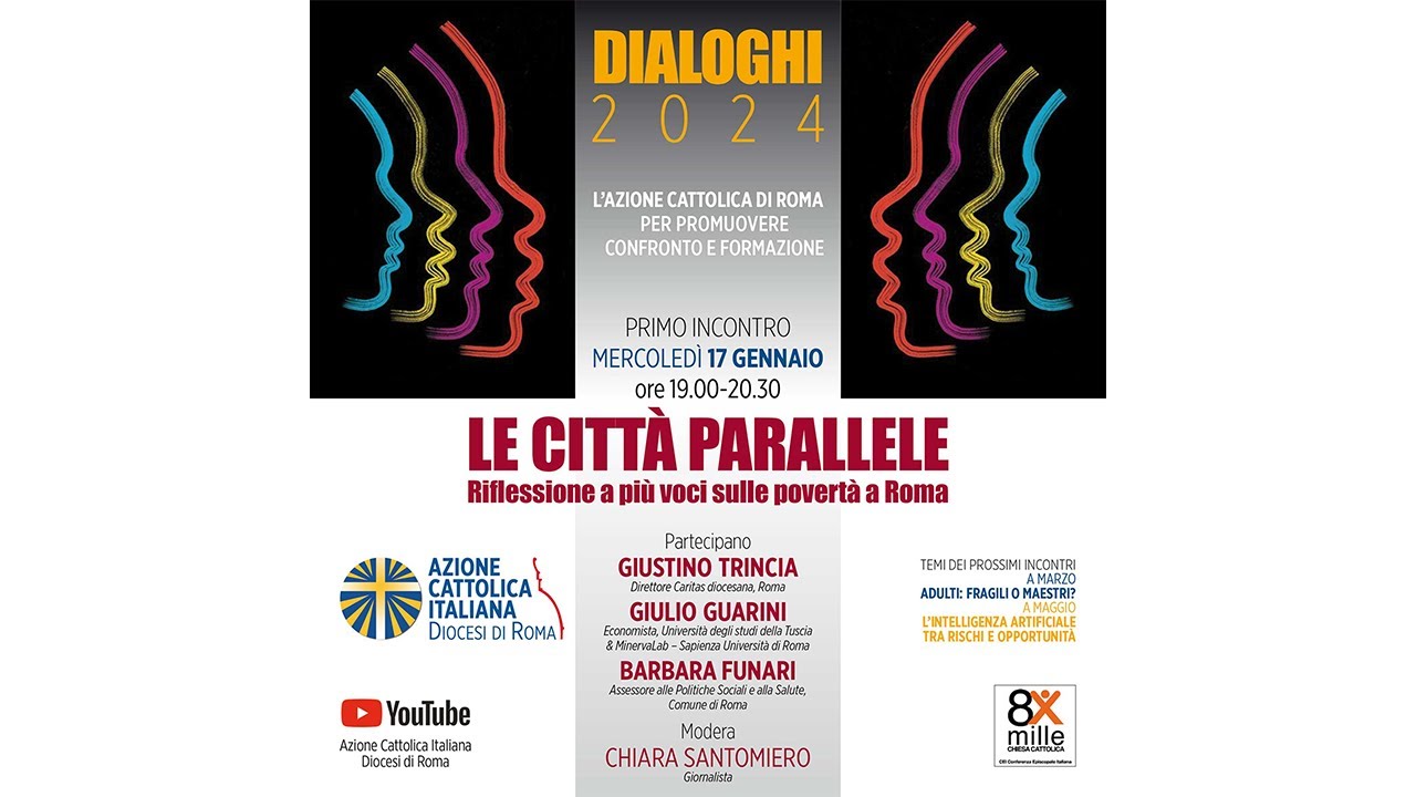 DIALOGHI 2024: LE CITTÀ PARALLELE - Riflessione a più voci sulle povertà a Roma