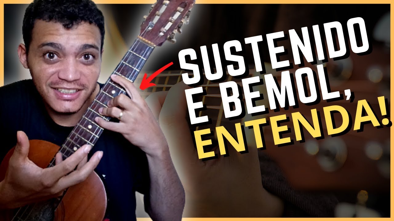 [SIMPLIFICADO] sustenido e bemol no violão muito fácil de entender.