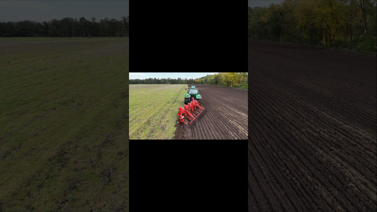 DEUTZ-FAHR 7250 TTV с реверсивным плугом KUHN VARI-MASTER L. Часть 5.