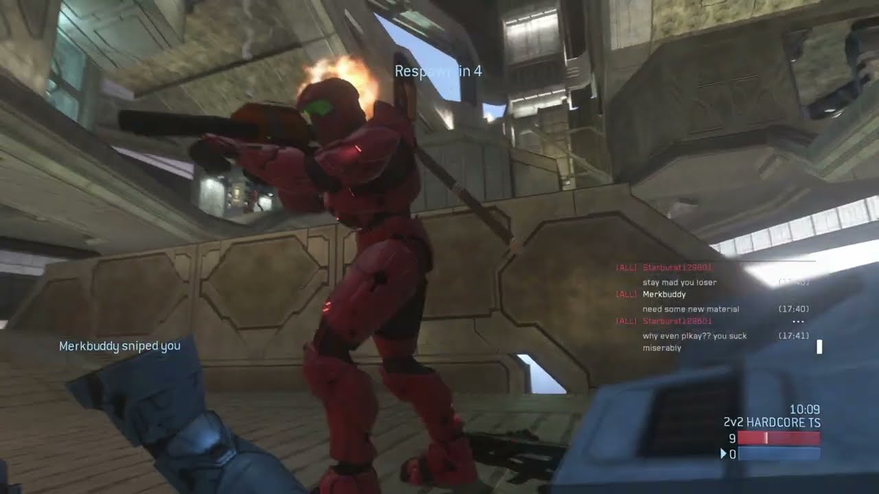 Halo MCC cheater misses with aimbot, makes excuses