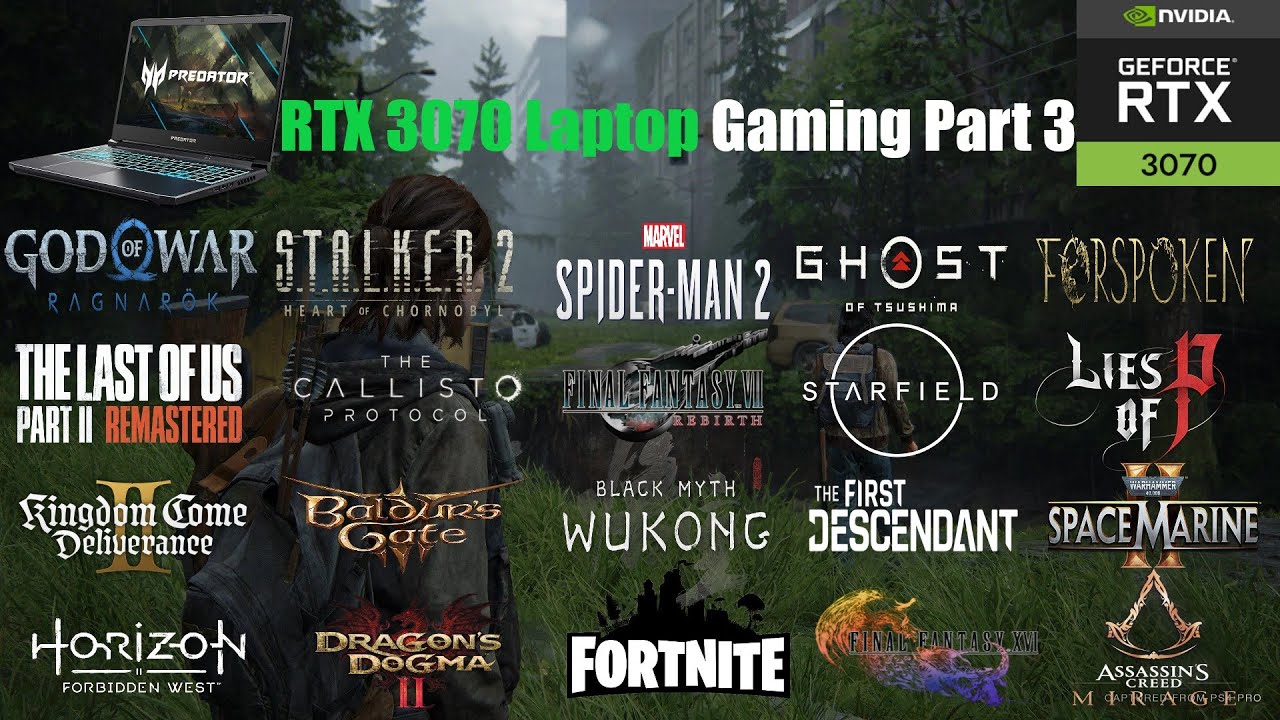 RTX 3070 Laptop Gaming Part 3 - Gaming in 2025