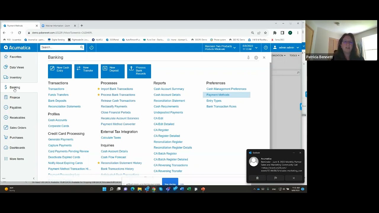 Acumatica Bank Reconciliation Automation and Corporate Credit Cards