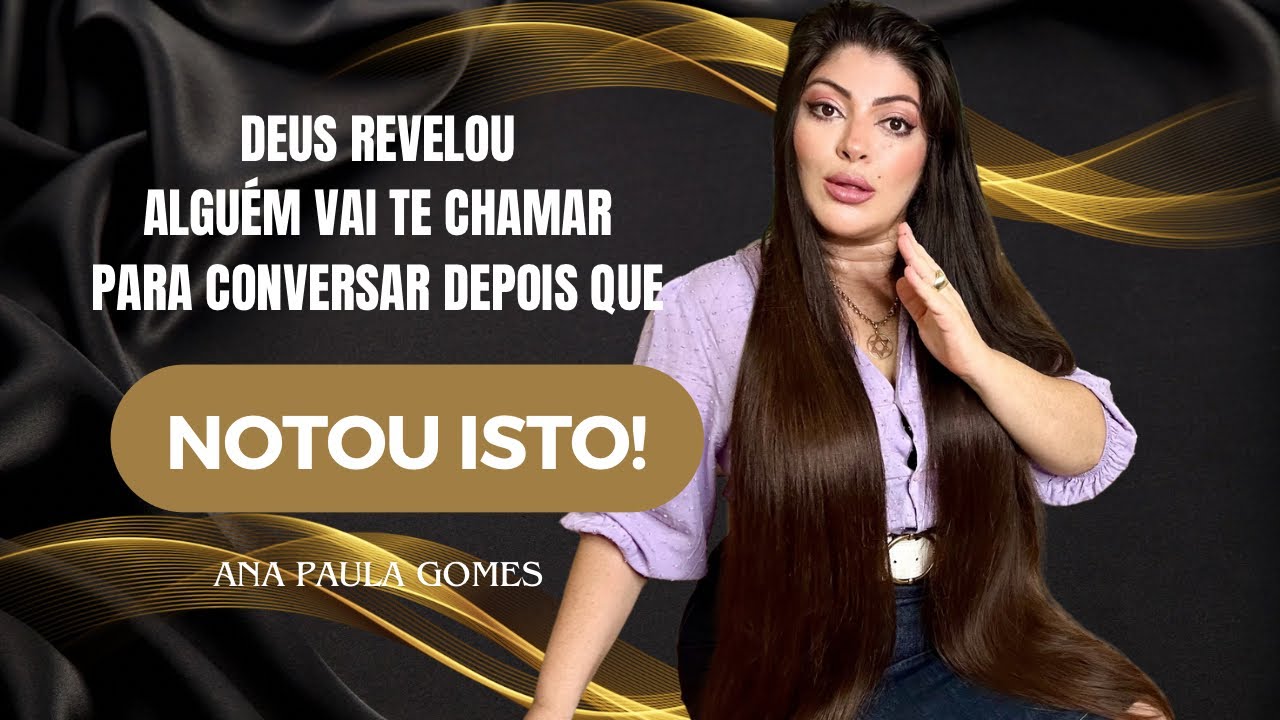 REVELAÇÃO ALGUÉM NOTOU QUE VOCÊ MUDOU E VAI TE CHAMAR PARA UMA CONVERSA