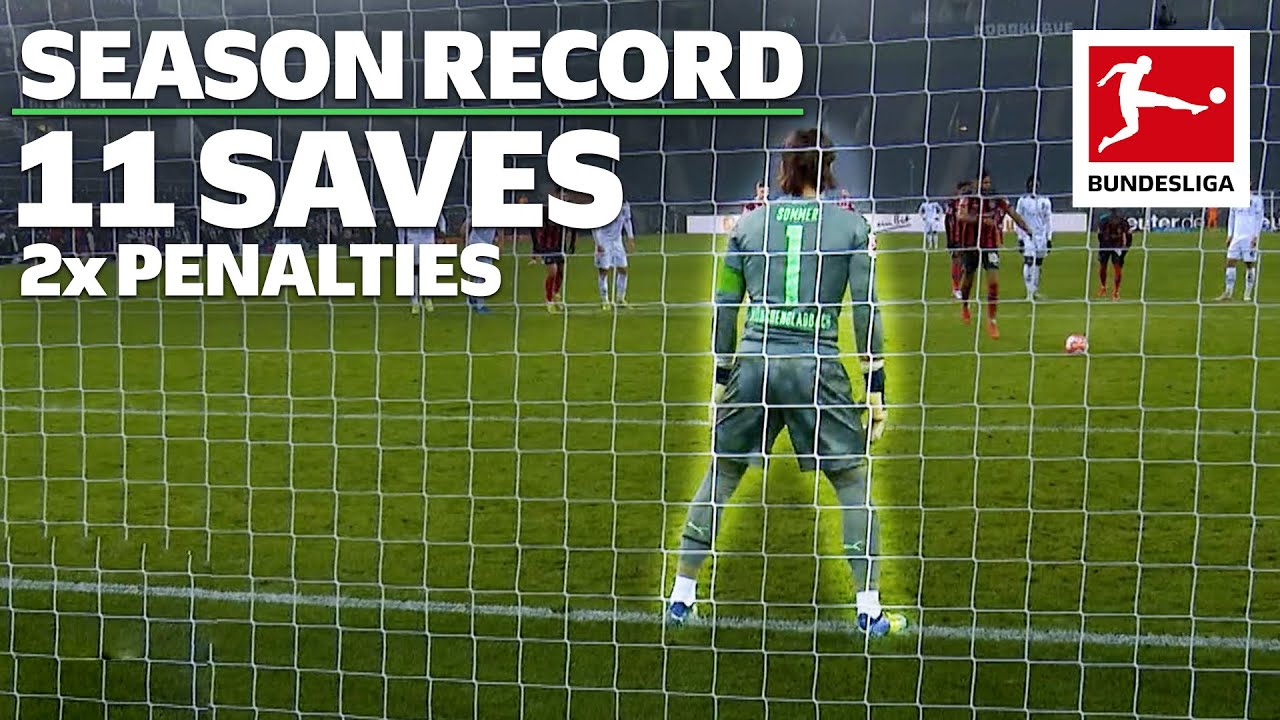 Yann Sommer &bull; 2 Penalty Saves // 11 Saves In One Game