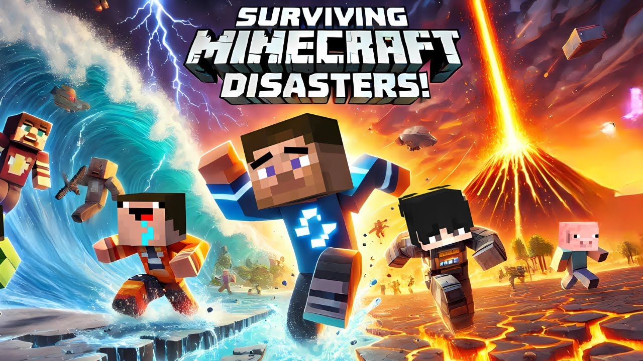 Can We Survive DEADLY DISASTERS in Minecraft? 😱