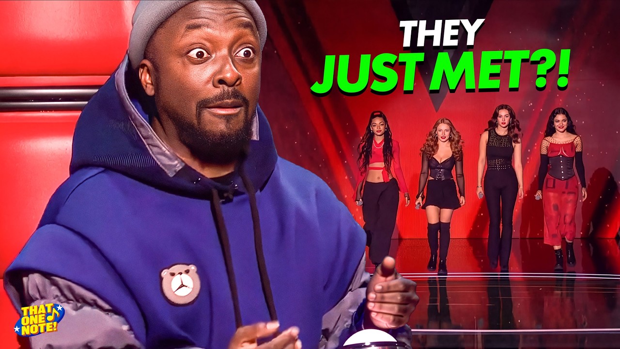 4 Girls Turn ALL 4 CHAIRS After Only ONE REHEARSAL&ndash; Coaches were SHOOK!