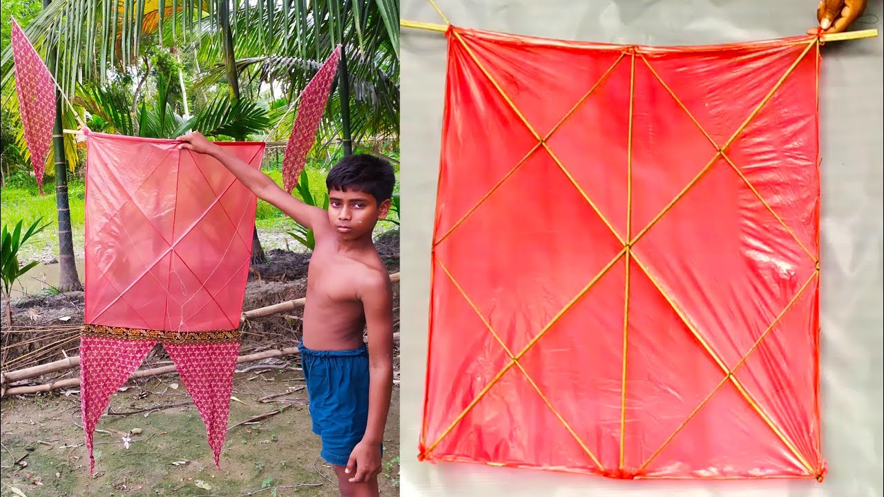 চং ঘুড়ি বানানোর সঠিক পদ্ধতি | How to make a Beautiful chang kite | Kite Making