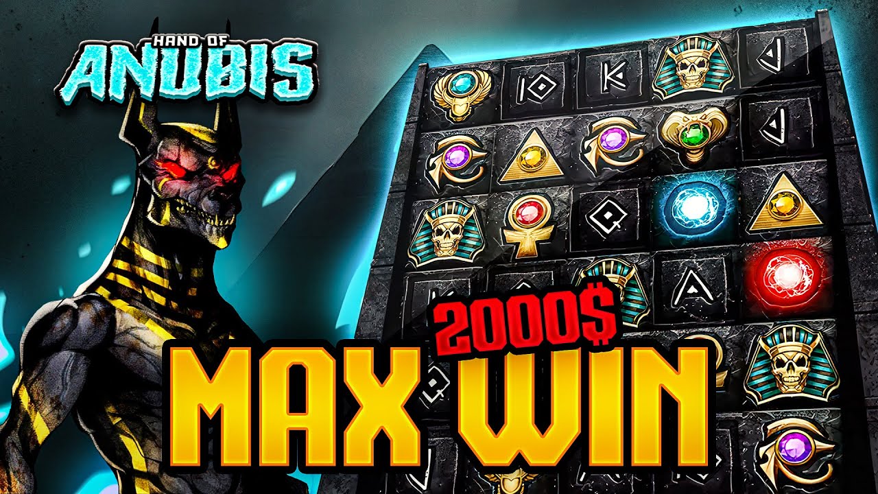 Hand of Anubis Slot Max Win - $2000 win on a 0.20$ bet