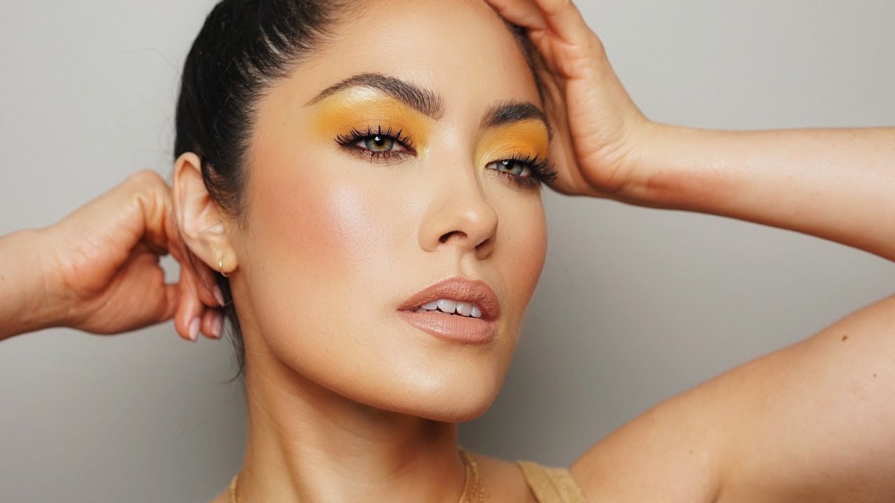 Yellow Eyeshadow Makeup Tutorial | Dominique Cosmetics | Melissa Alatorre