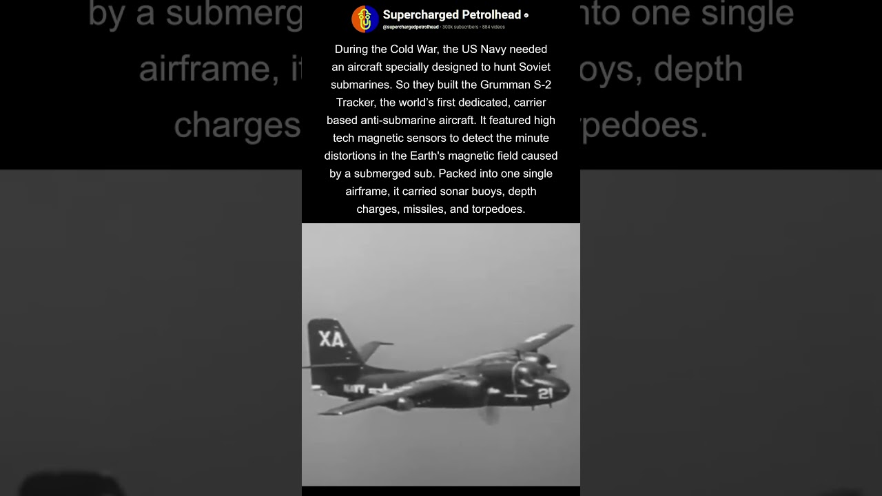 Grumman S-2 tracker anti submarine aircraft