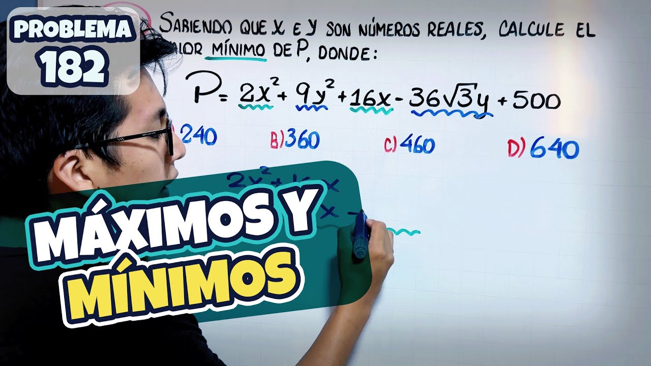 Máximos y Mínimos | Habilidad Lógico Matemático