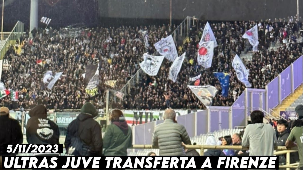 ULTRAS JUVE TRANSFERTA A FIRENZE || Fiorentina vs Juventus 5/11/2023