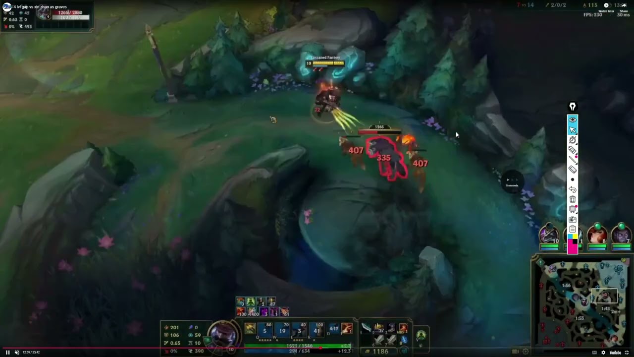 Diamond Graves vs XinZhao