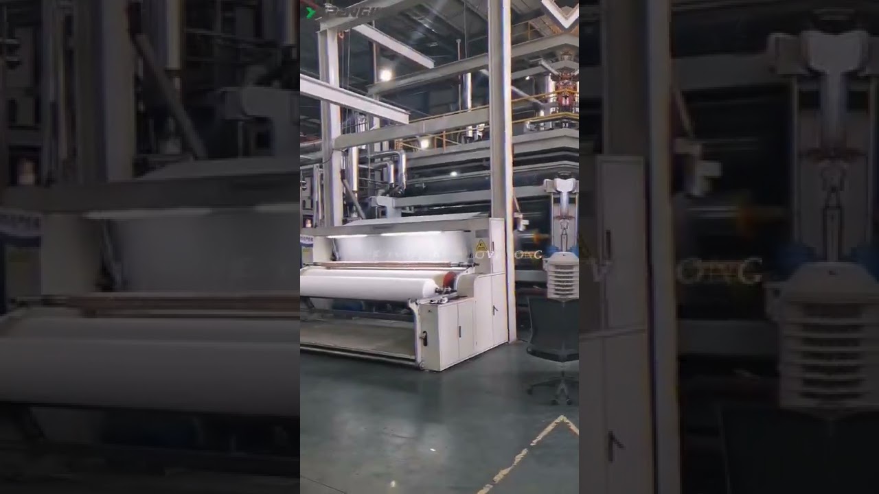 nonwoven fabric for fruit bag from nonwoven fabric making machine#nonwovenfabric #fruitbag#nonwoven