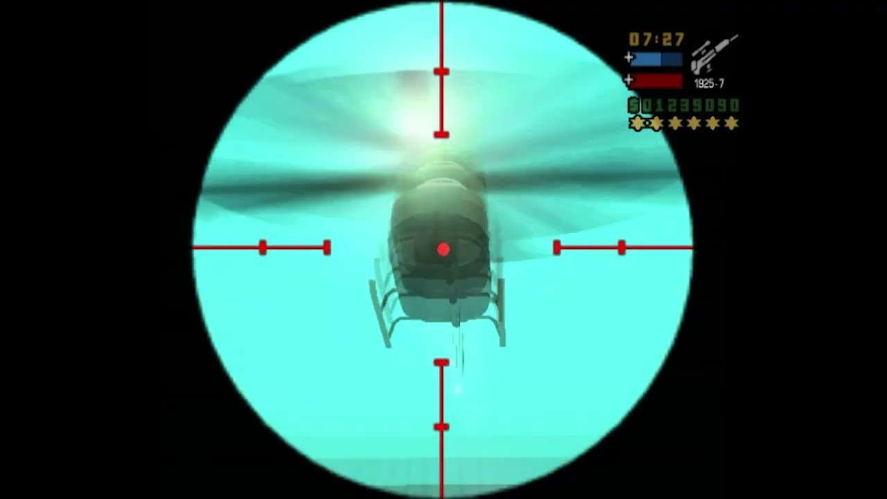 GTA LCS - Tank Rampage + 6 Star Wanted Level Escape