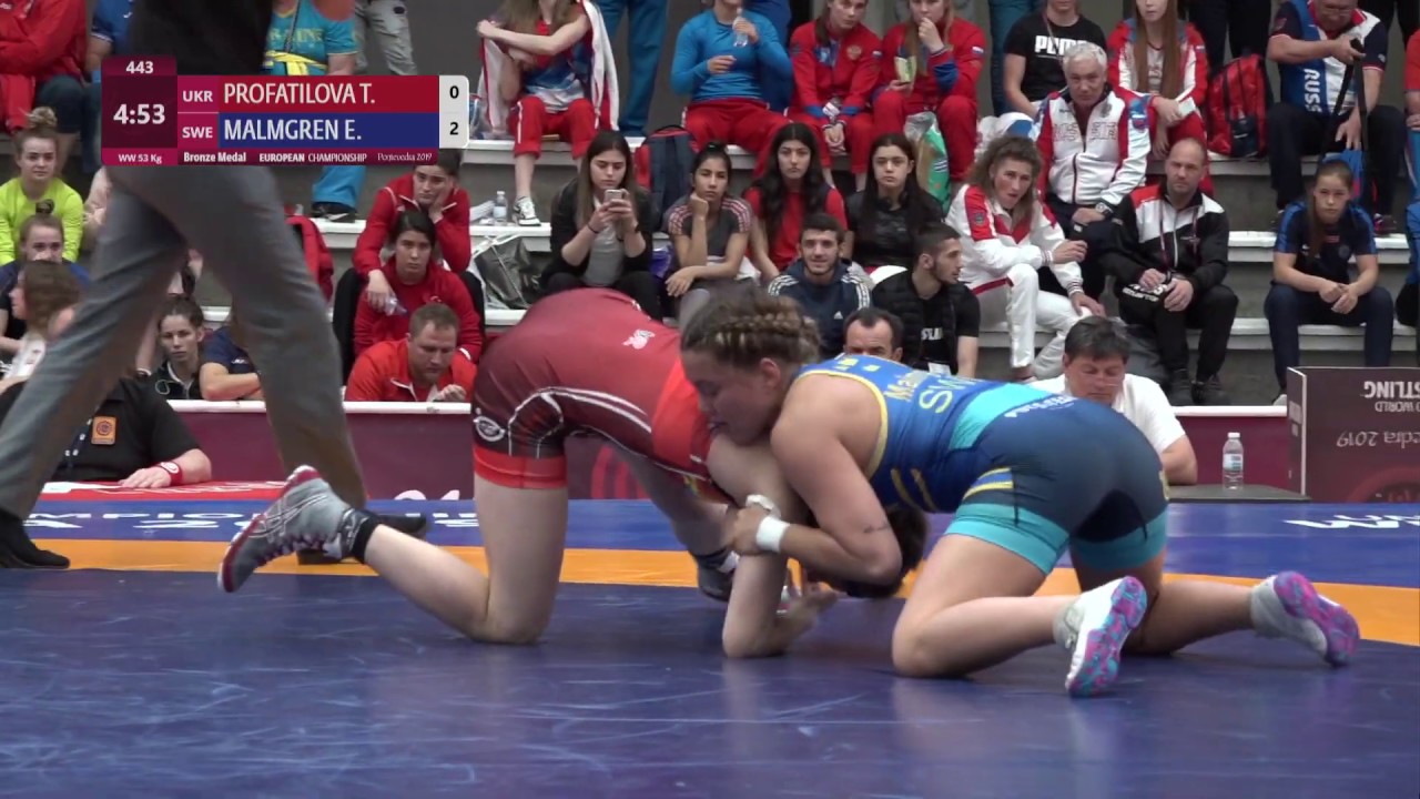BRONZE WW - 53 kg: T. PROFATILOVA (UKR) v. E. MALMGREN (SWE)