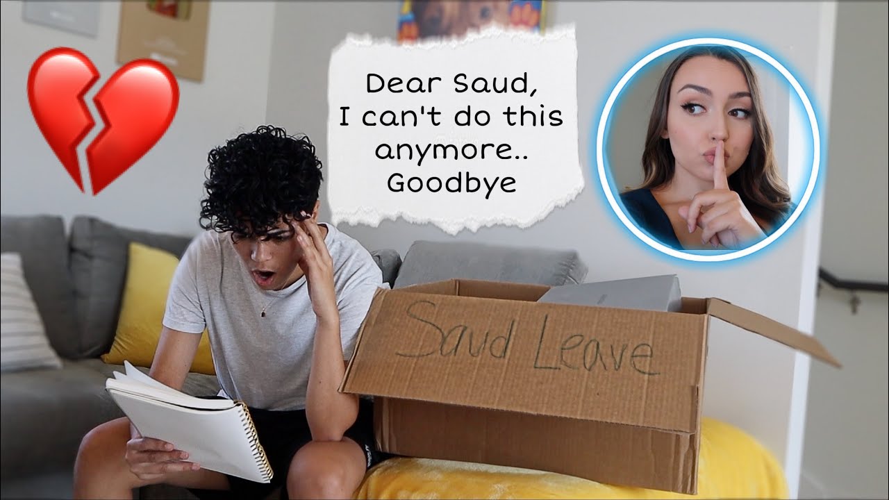 Leaving My Boyfriend With ONLY A Goodbye Letter...